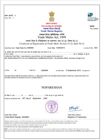 Trademark Registration 2